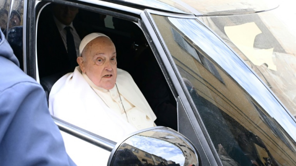 El papa visita una prisión de Roma por el Jueves Santo