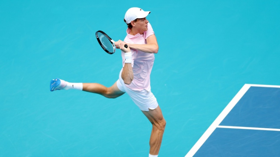 World number two Sinner overpowers Lehecka to win Miami Open