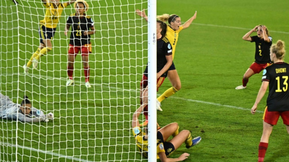 Euro f&eacute;minin: la Su&egrave;de bat la Belgique 1-0 et rejoint l'Angleterre en demi-finale