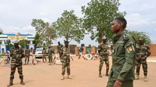 Niger coup supporters protest West African military force