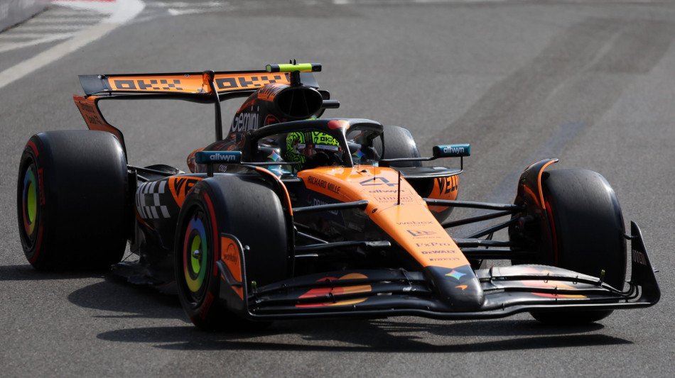 F1: a Norris le terze libere gp Azerbaigian, Hamilton quarto
