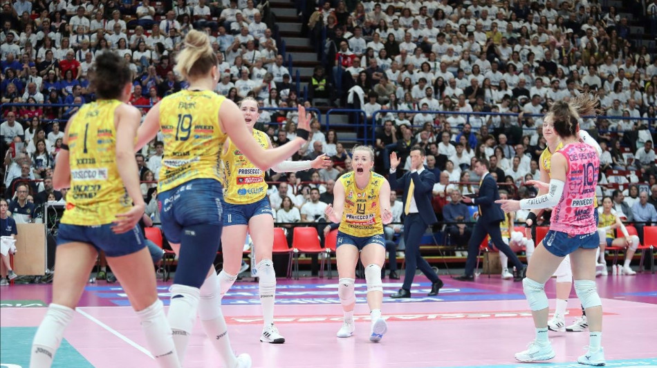 Pallavolo:Finali Scudetto donne; Conegliano vince a Milano,è 2-0