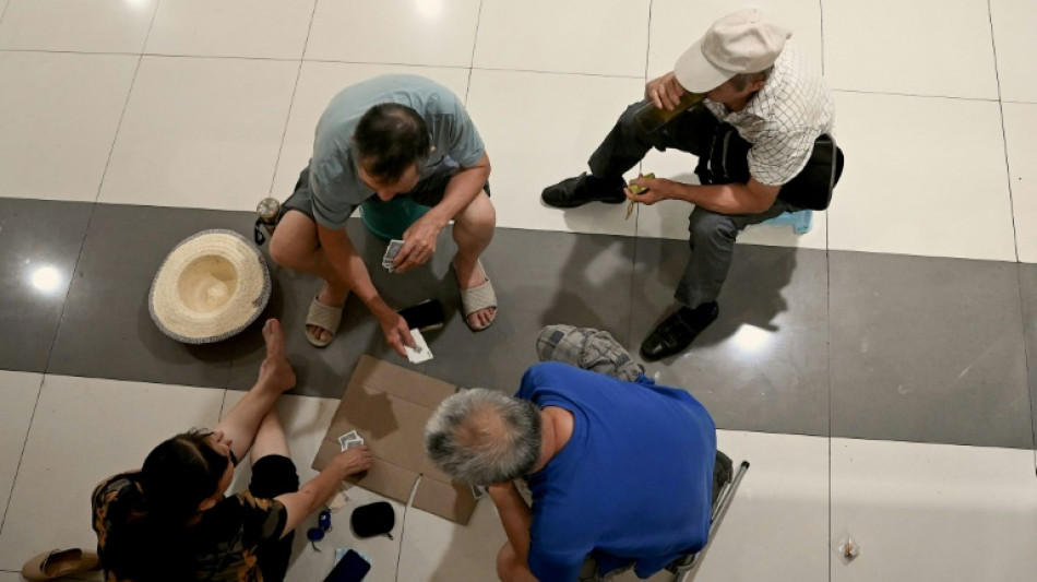 Canicule en Chine: quand le m&eacute;tro devient refuge