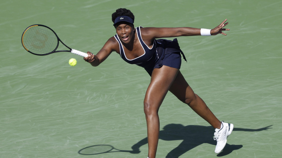 Tennis: Venus Williams record longevit&agrave;, avanti a Whasington