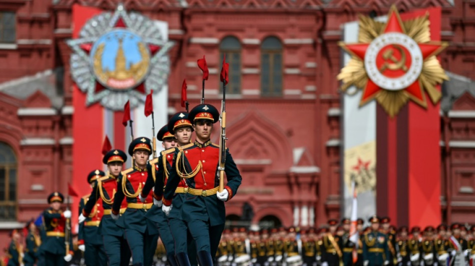 &Uacute;ltimo ensayo antes del desfile militar del 9 de mayo en Rusia