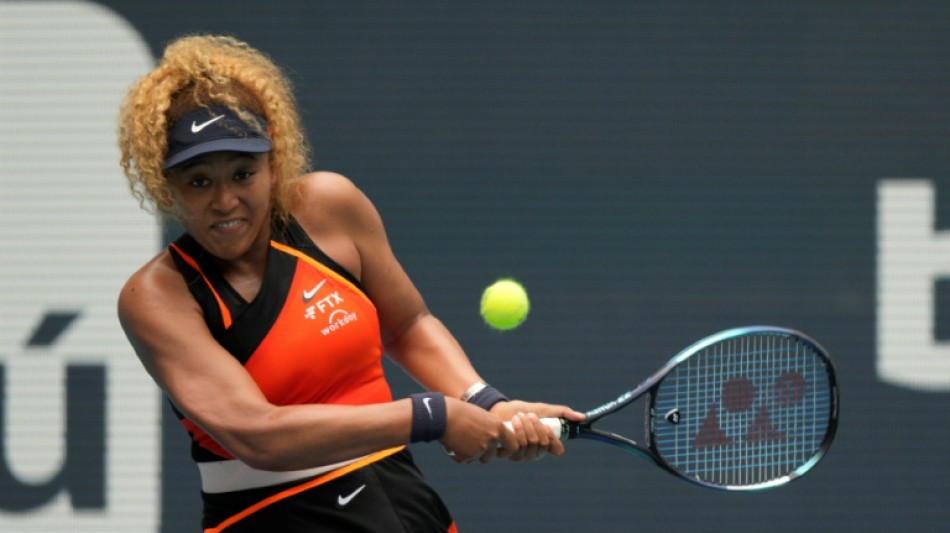 WTA - Miami: Osaka sans trembler face à Sharma, grâce aux conseils d'une thérapeute