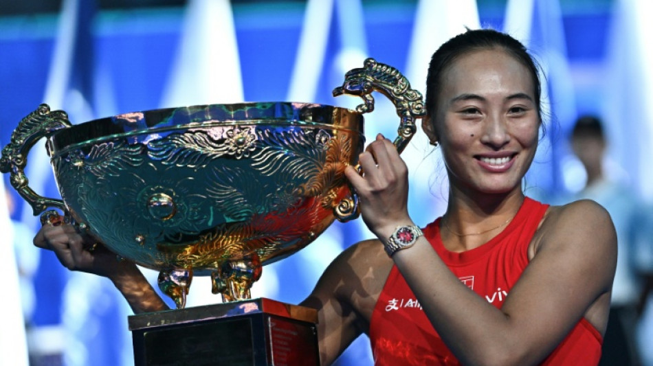 La tenista china Zheng Qinwen gana el torneo de Pek&iacute;n, su primer WTA 1000