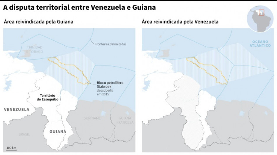 Maduro ordena concess&atilde;o de licen&ccedil;as para explorar petr&oacute;leo em &aacute;rea disputada com Guiana