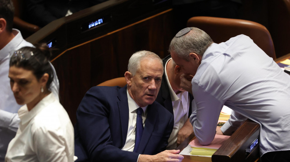 Media, 'Gantz stasera dar&agrave; un ultimatum a Netanyahu'