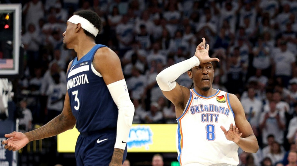 NBA: le Thunder muselle les Wolves et se trouve aux portes de la finale