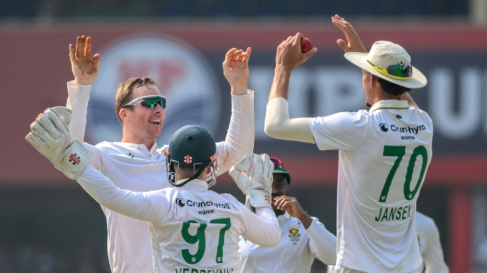 India in trouble at 102-4 after South Africa's Harmer takes two