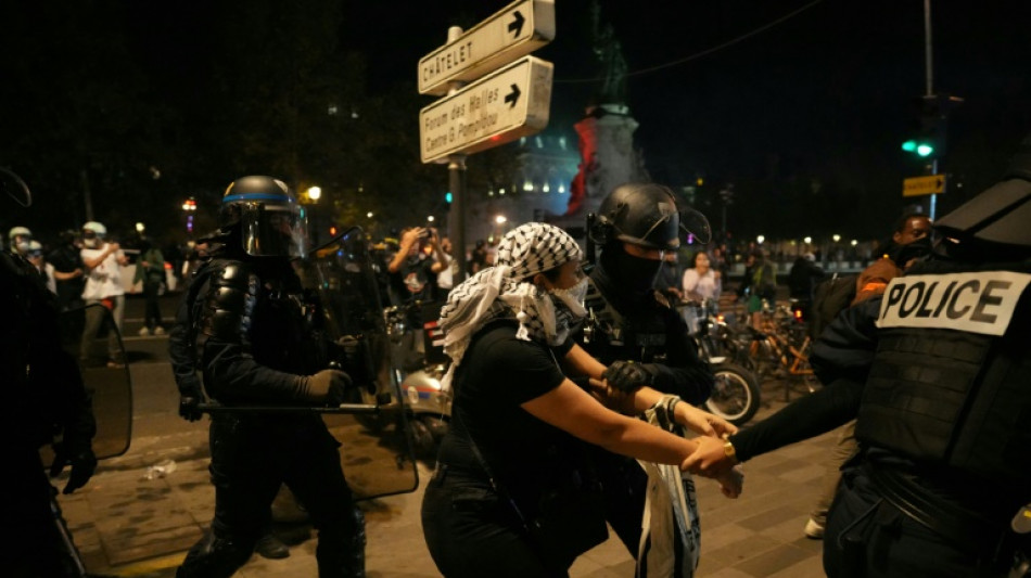 Milhares participam de manifesta&ccedil;&otilde;es pr&oacute;-palestinas proibidas na Fran&ccedil;a