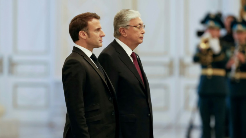 En Ouzb&eacute;kistan, Macron poursuit sa tourn&eacute;e en Asie centrale
