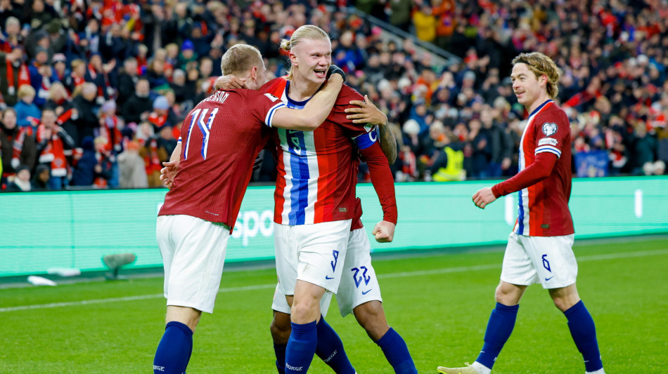 Haaland, sento la responsabilità di portare Norvegia ai Mondiali