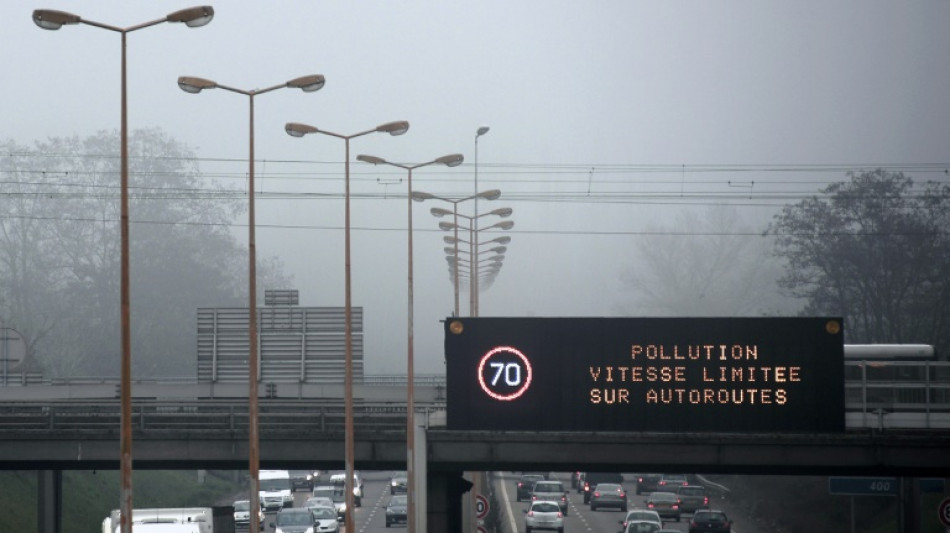 Pollution: vitesse r&eacute;duite vendredi en Ile-de-France