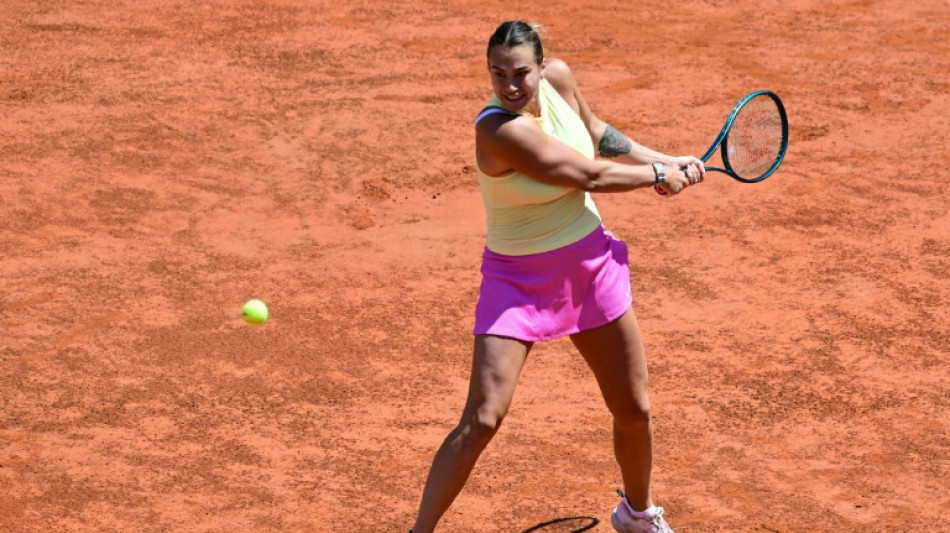 Tennis: Sabalenka file sans trembler en 8e &agrave; Rome