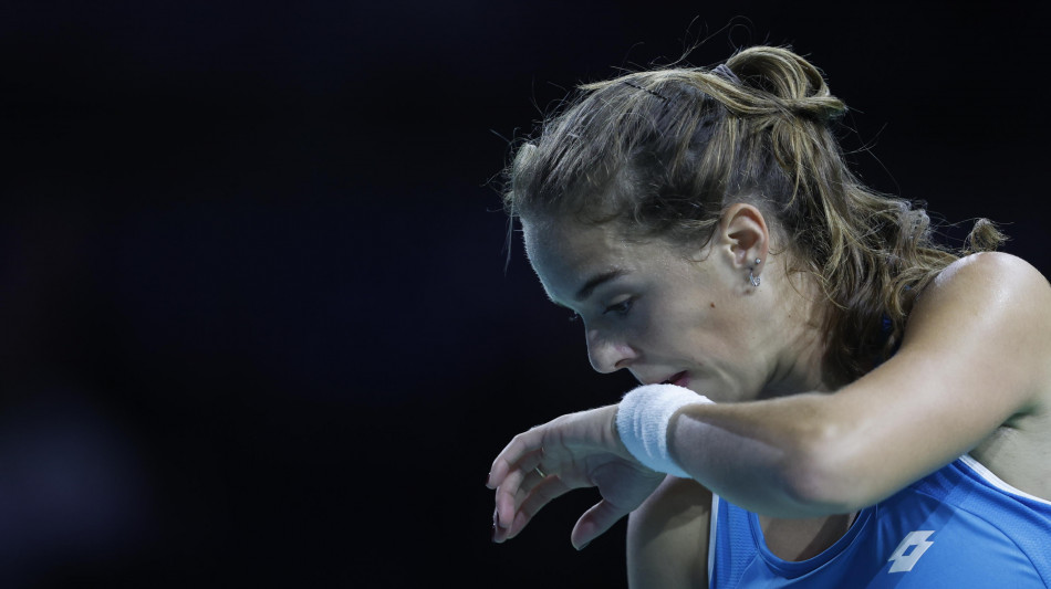 Tennis: Wta Charleston, Bronzetti fuori al primo turno