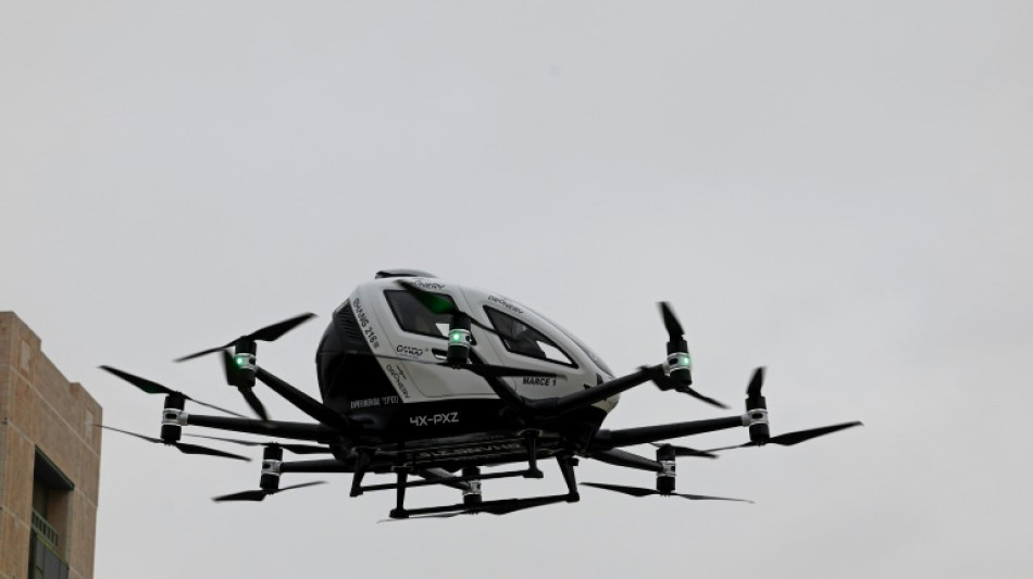 La fin des embouteillages? Un taxi-drone s'essaie au-dessus de J&eacute;rusalem