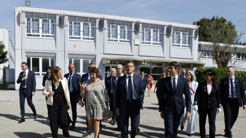 Macron fait sa rentr&eacute;e dans le Vaucluse pour lancer sa r&eacute;forme des lyc&eacute;es pro