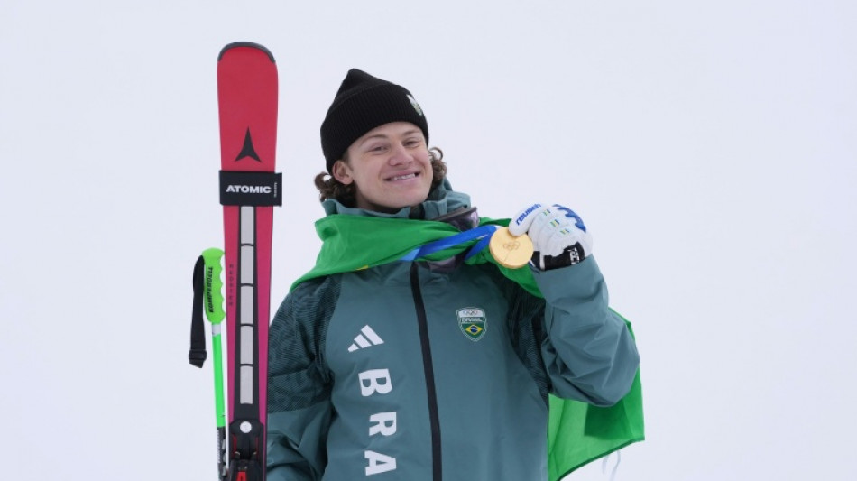 Braathen wins unique Winter Olympic gold for Brazil, Gu overcomes scare