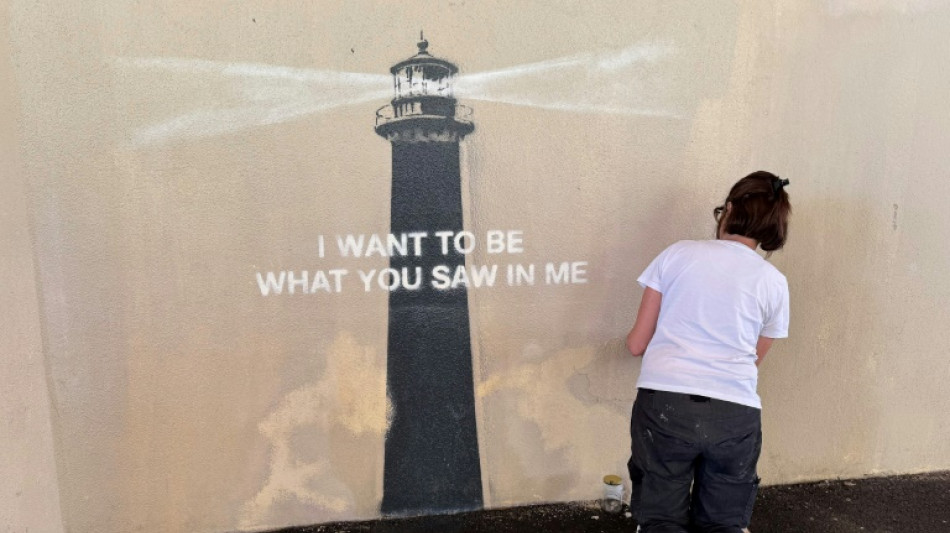 Le Banksy à Marseille brièvement dégradé puis remis en état