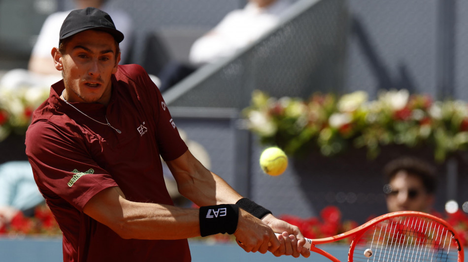 Tennis: Arnaldi batte Tiafoe a va ai quarti a Madrid
