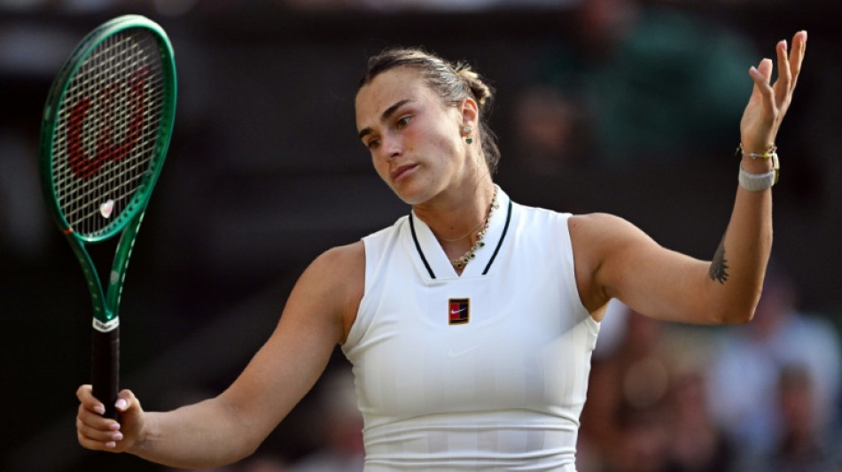 N&uacute;mero 1 do mundo, Sabalenka perde para Osaka e cai nas oitavas de Wimbledon