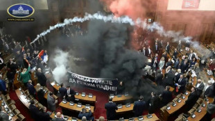 Serbie : l'opposition perturbe une session du Parlement avec fus&eacute;es &eacute;clairantes et fumig&egrave;nes