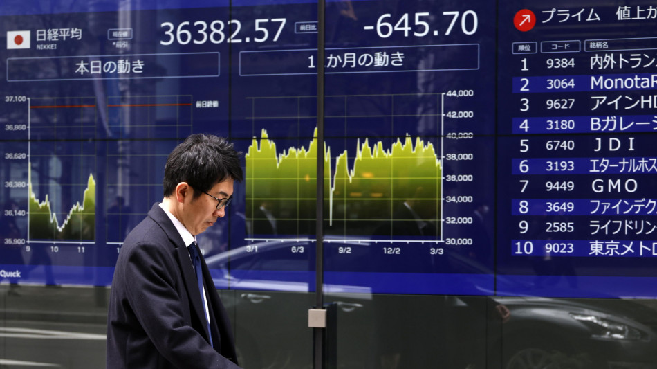 Borsa: Asia piatta guarda alla Fed, l'Europa &egrave; attesa in calo