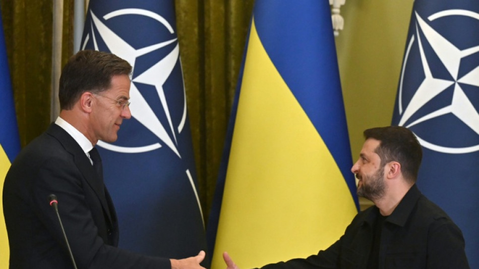 Nato-Generalsekret&auml;r Rutte fordert in Kiew "robuste Sicherheitsgarantien" f&uuml;r die Ukraine