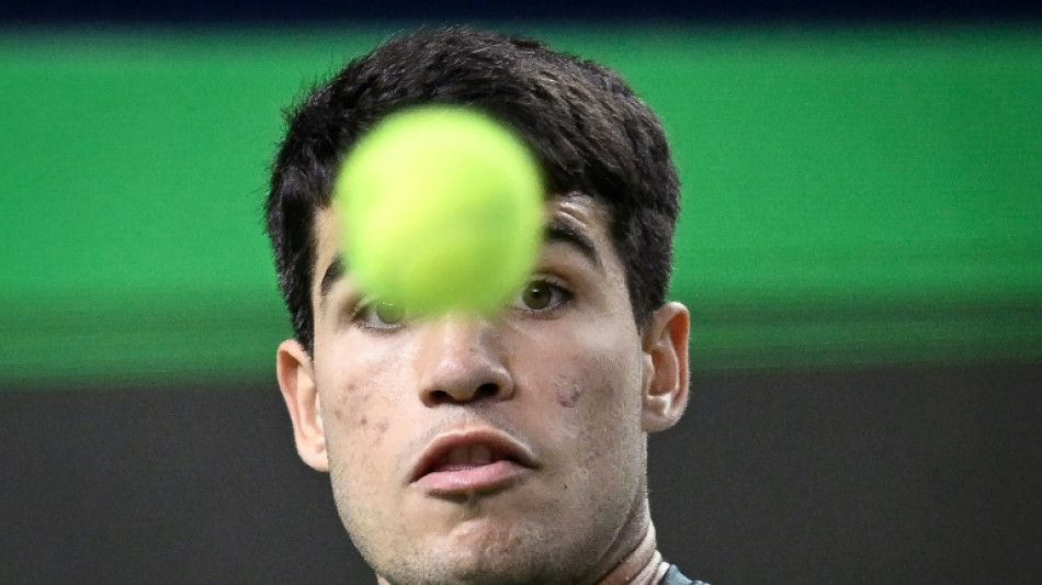 "No estoy al 100%", admite Alcaraz antes de jugar en Par&iacute;s-Bercy