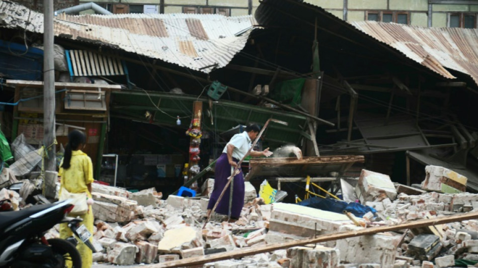 S&eacute;isme: des op&eacute;rations de secours en Birmanie et en Tha&iuml;lande, des r&eacute;pliques &agrave; Mandalay