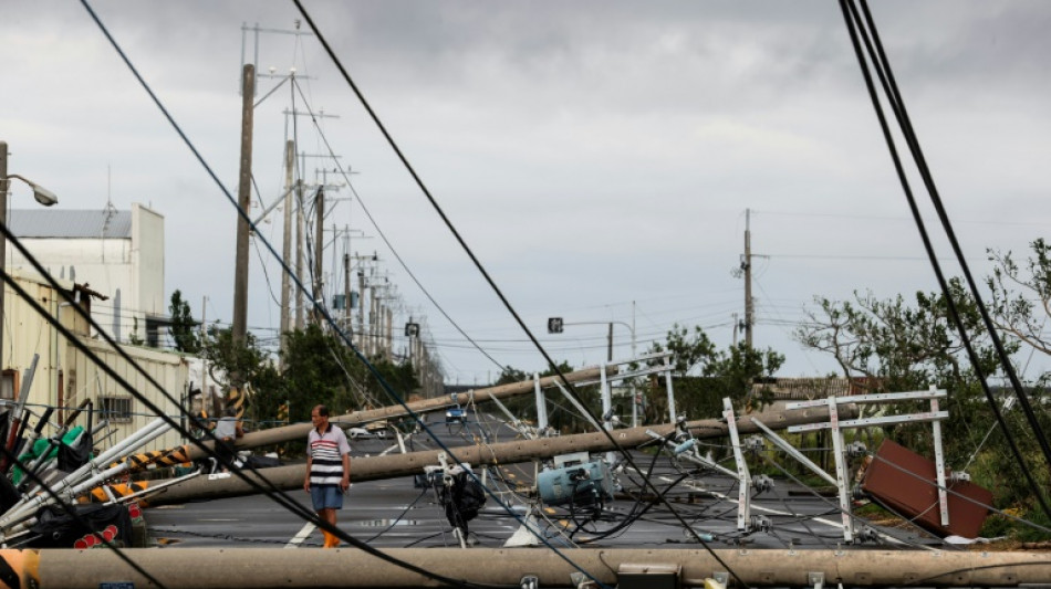 Zwei Tote durch Taifun "Danas" in Taiwan - 400.000 Haushalte ohne Strom 