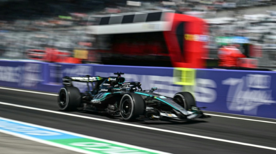 Mercedes' Russell fastest in first practice for Japan GP