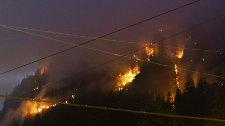 Canada town near Vancouver ready to evacuate as fire nears
