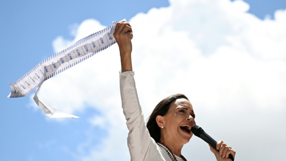 Le Nobel de la paix &agrave; l'opposante v&eacute;n&eacute;zu&eacute;lienne Maria Corina Machado 