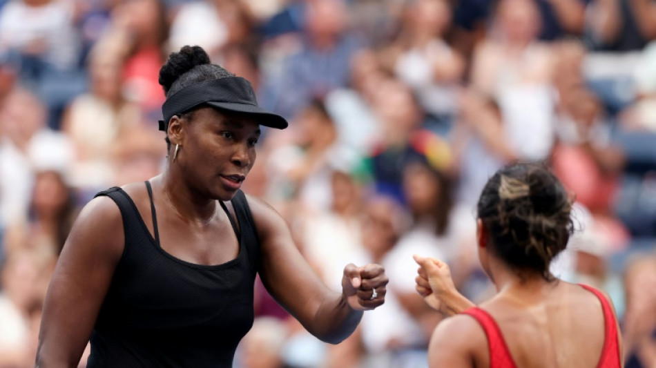 Dupla Venus Williams-Leylah Fernandez &eacute; eliminada nas quartas de final do US Open