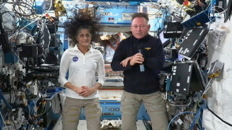 Les deux astronautes am&eacute;ricains coinc&eacute;s dans l'ISS en route pour la Terre