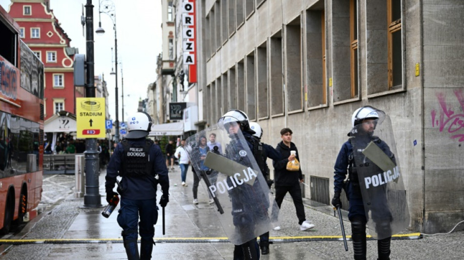 Chelsea and Real Betis fans clash before Conference League final