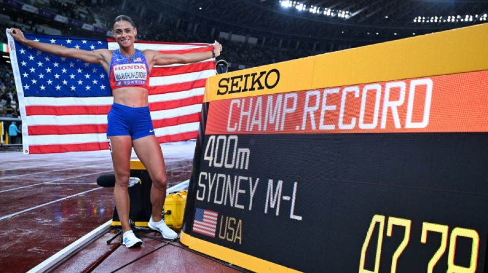 McLaughlin-Levrone powers to 400m world gold in second fastest time ever