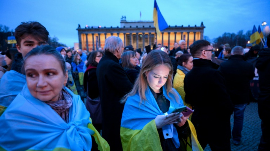 A Berlin, des milliers de manifestants pour le maintien du soutien &agrave; l'Ukraine