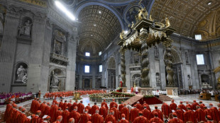 Cardinals pray as conclave rituals begin