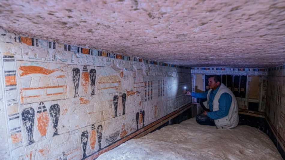 Egipto descubre cinco tumbas fara&oacute;nicas en Saqqara