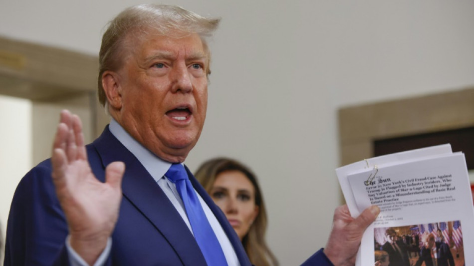 Trump chama de 'farsa' julgamento civil que amea&ccedil;a seu imp&eacute;rio