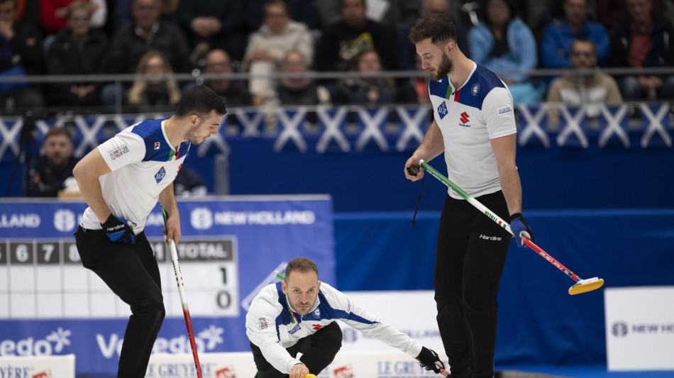 Curling: Italia apre i Mondiali con una vittoria e una sconfitta