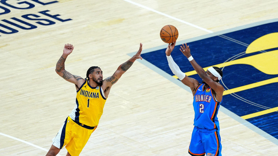 Finali Nba: Oklahoma vince 111-104 in Indiana, sfida &egrave; sul 2-2