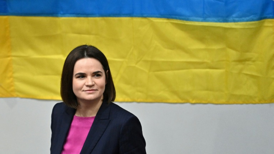 Tichanowskaja betont Unterstützung für die Ukraine