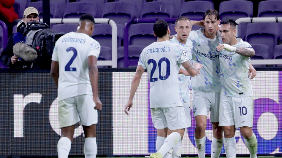 Champions: Union Saint Gilloise-Inter 0-4