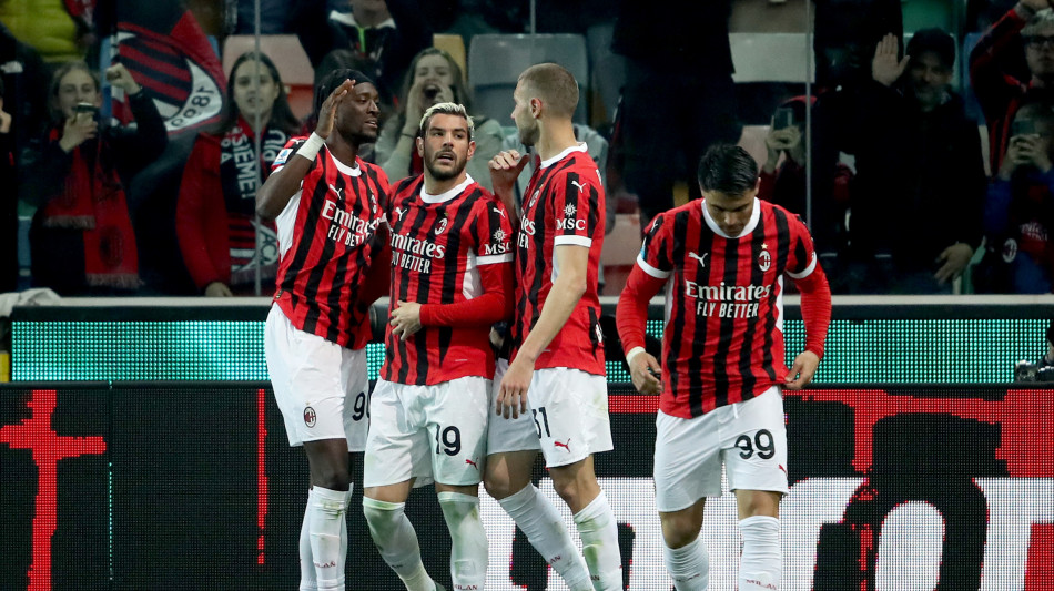 Il Milan cala il poker, 4-0 in casa dell'Udinese