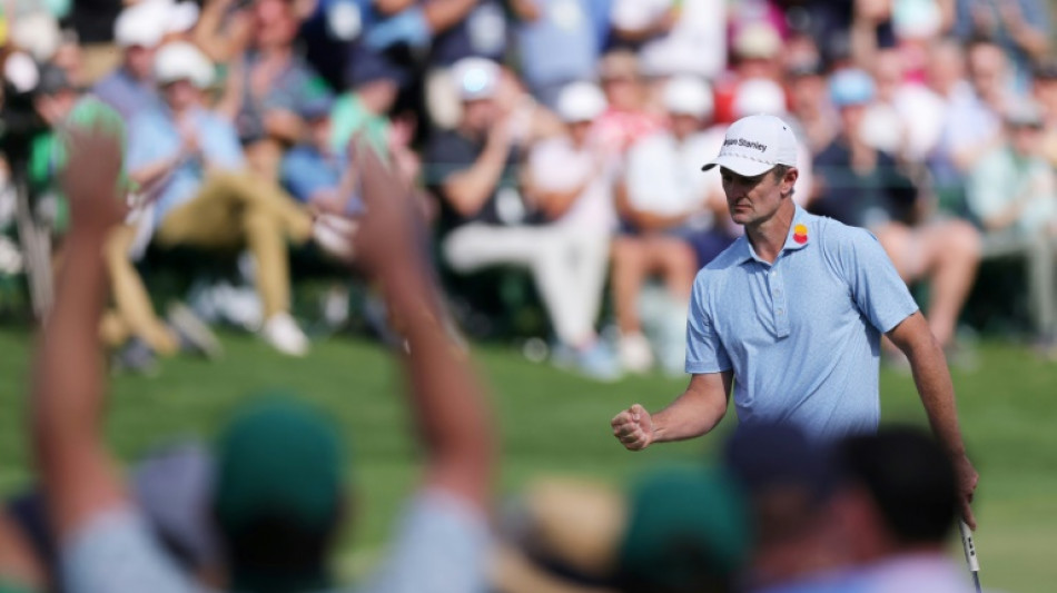 Rose rockets to Masters lead, defending champ Scheffler in pursuit